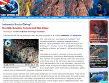 Tablet Screenshot of divetheworldindonesia.com